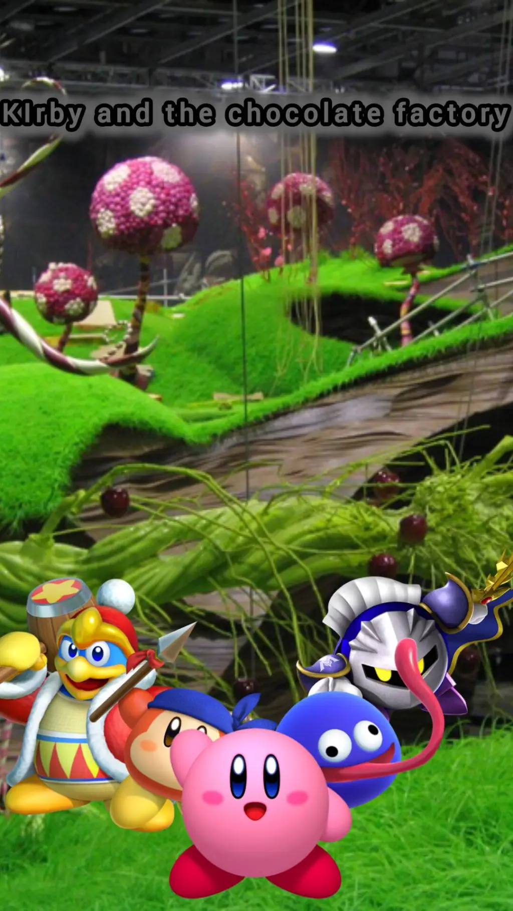 ai character: Kirby and Friends  background
