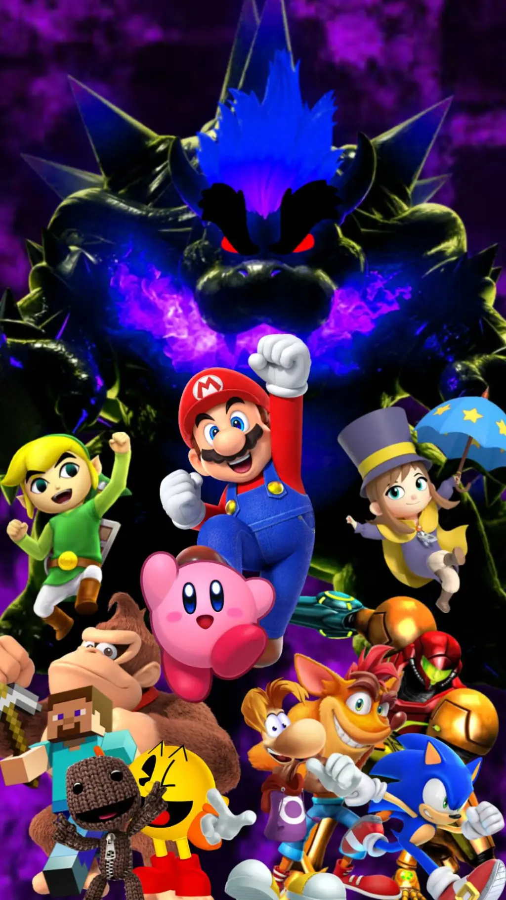 ai character: Video Game Collab background
