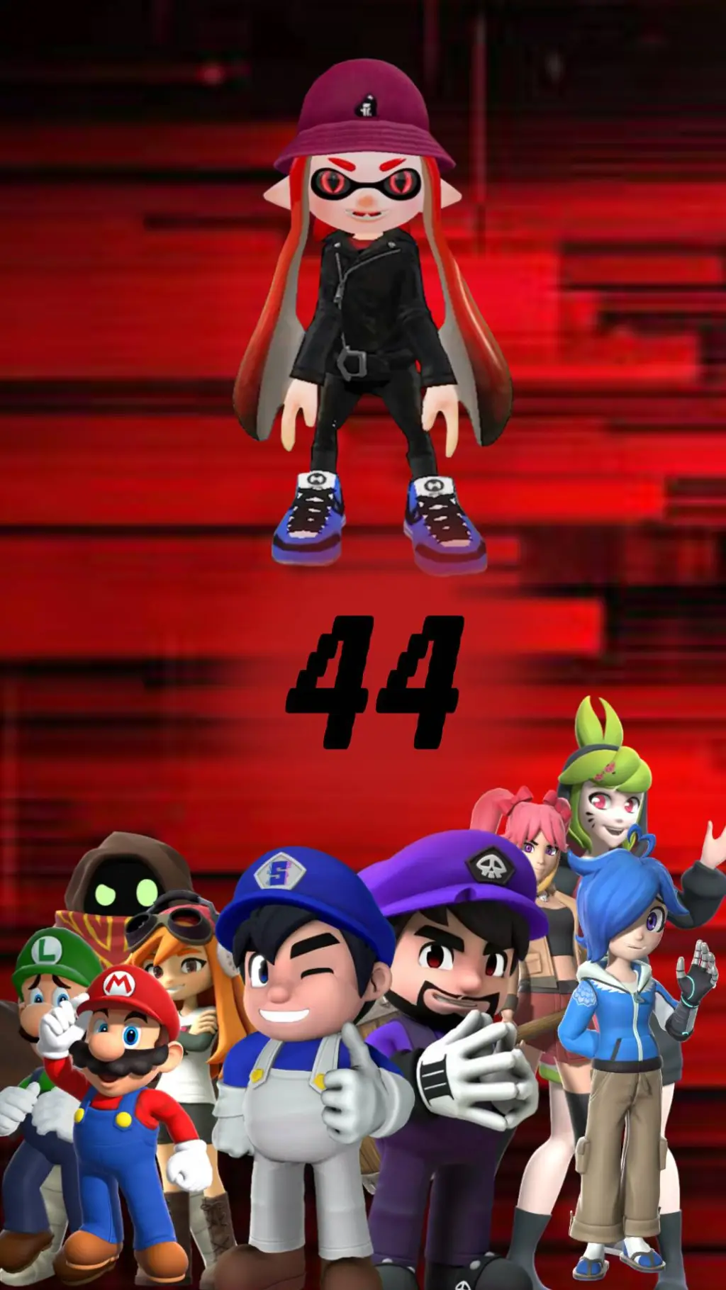 ai character: SMG4 Crew 44 background