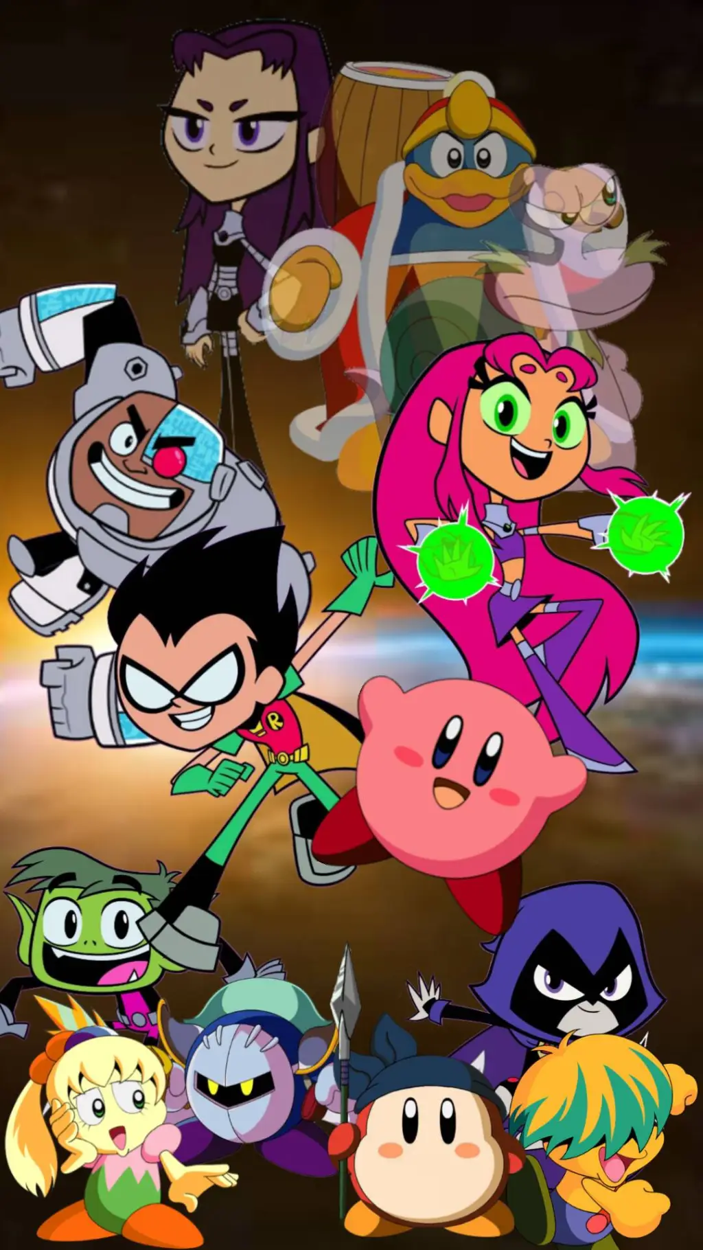 ai character: Kirby X TTG background