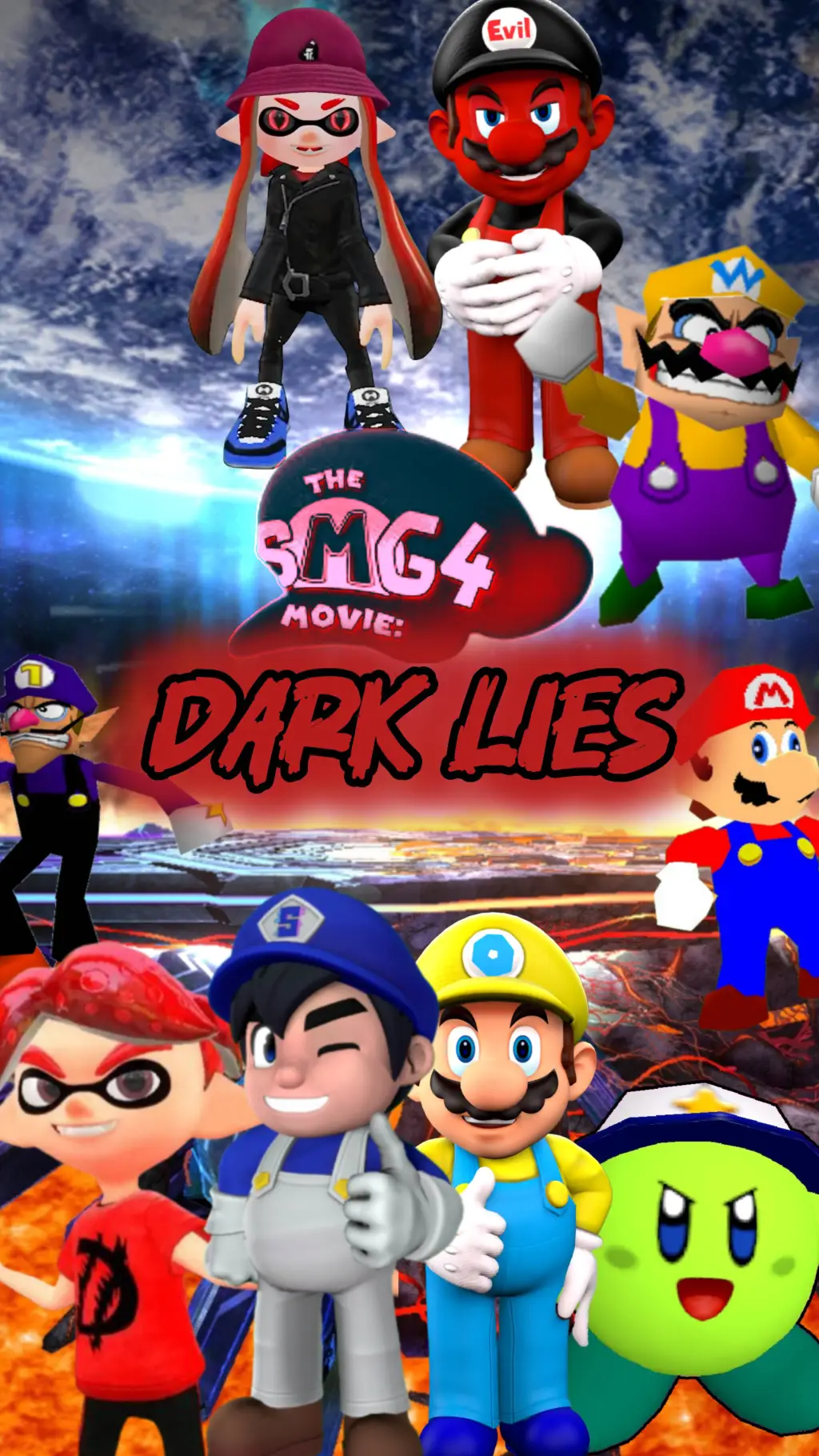 ai character: SMG4 Crew 48 background
