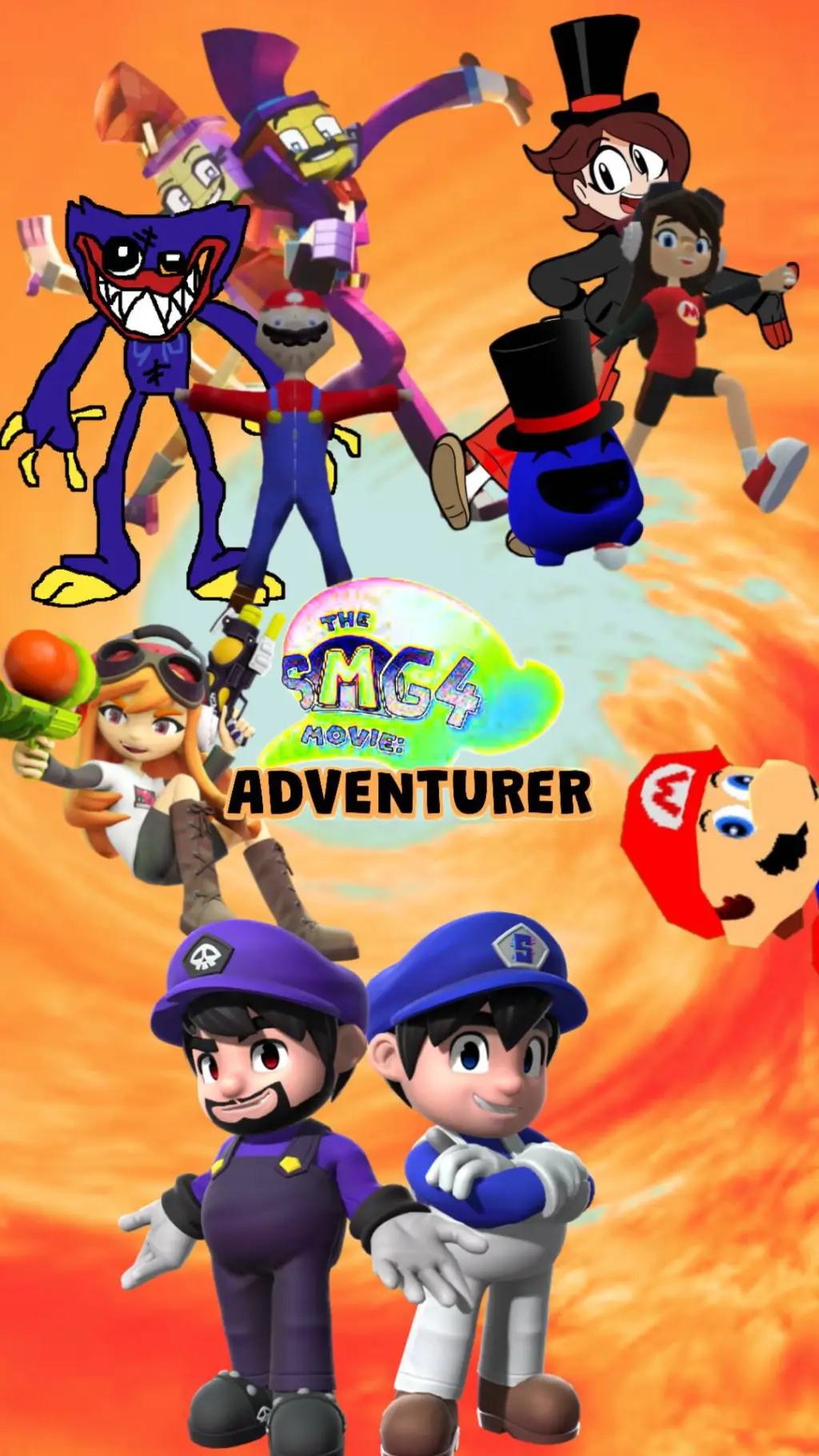 ai character: SMG4 Crew 49 background