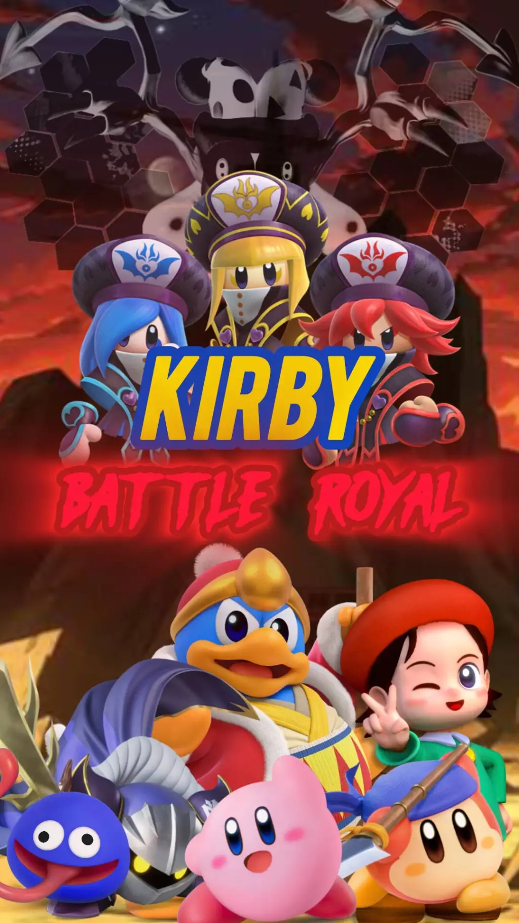 ai character: Kirby Battle Royal background