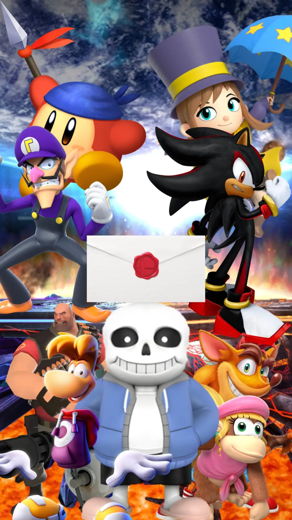 ai character: Smash Tryouts background