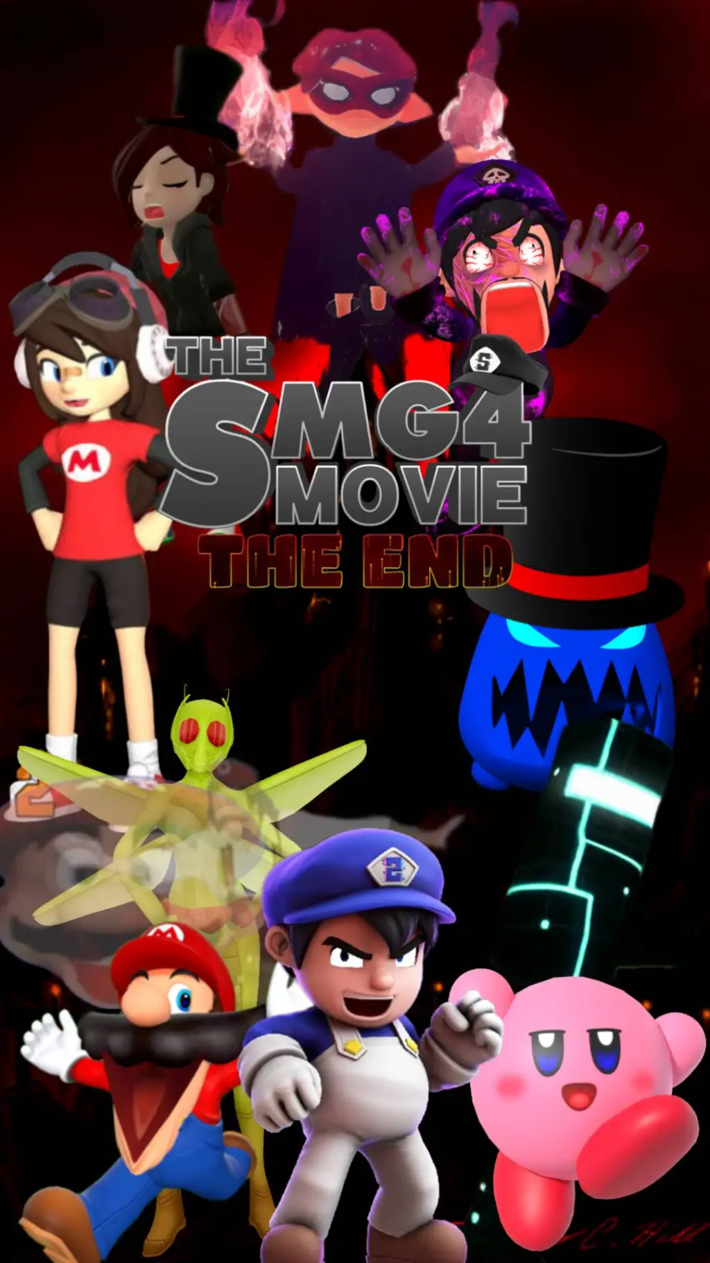 ai character: SMG4 Crew: The End background