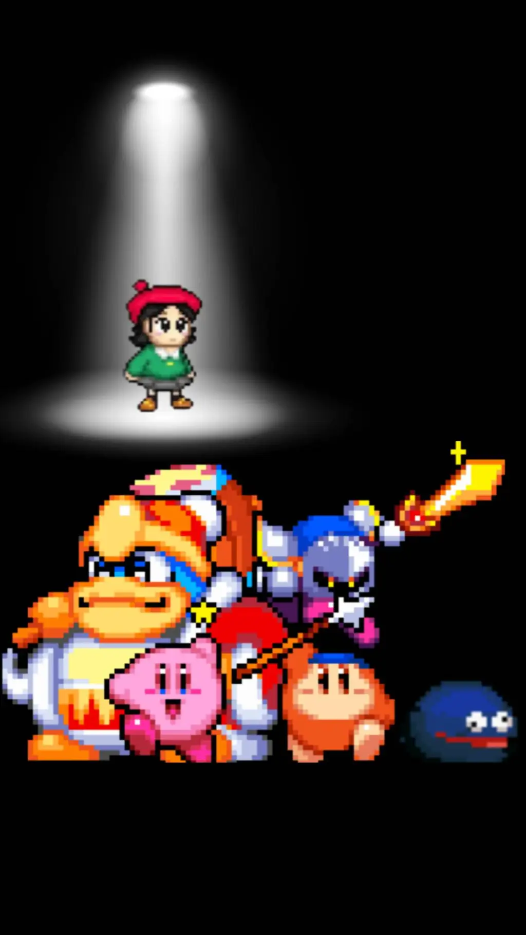 ai character: Kirby: AR PT. 1 background
