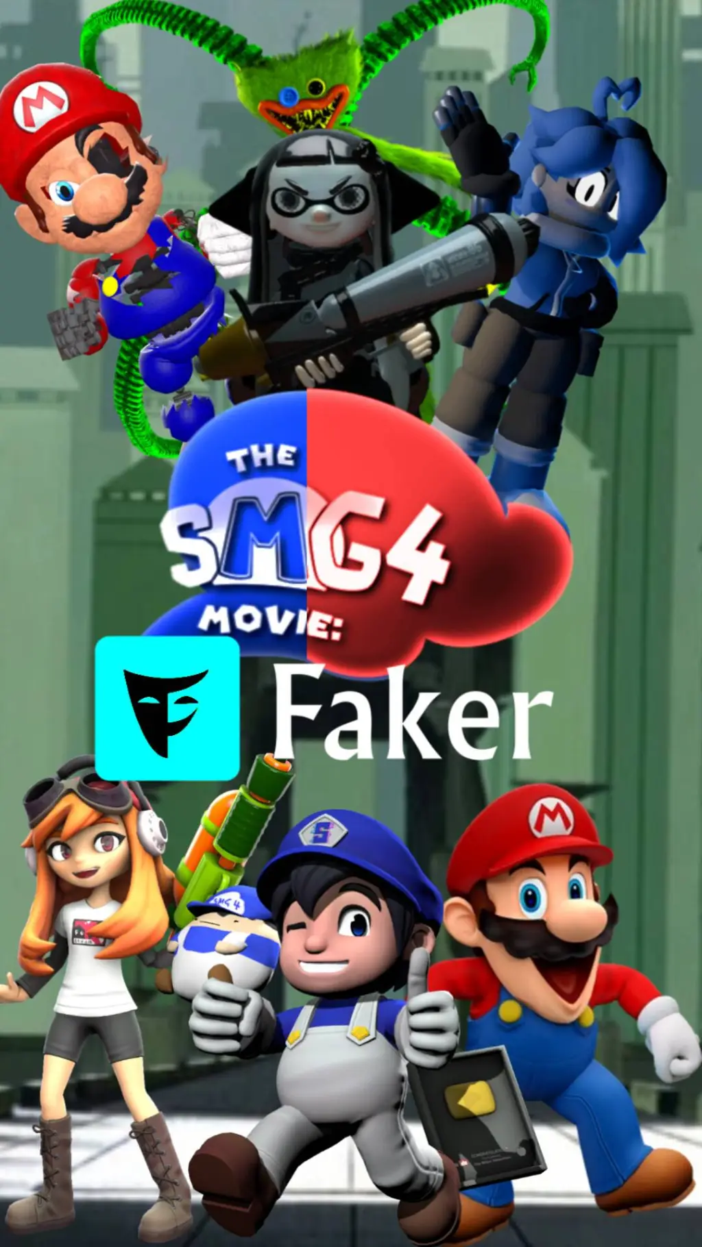 ai character: The SMG4 Movie 2 background