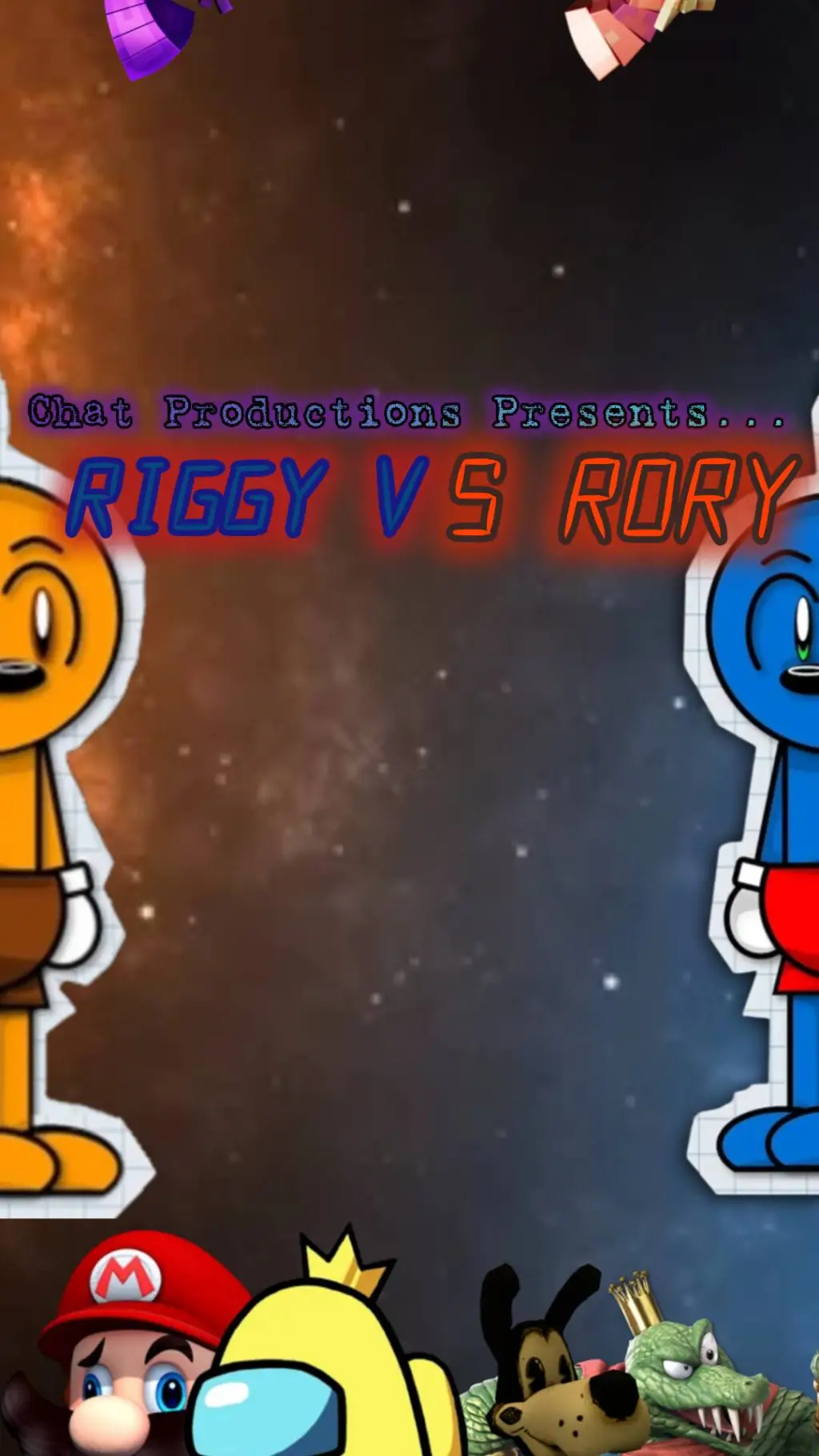 ai character: Riggy vs Rory background