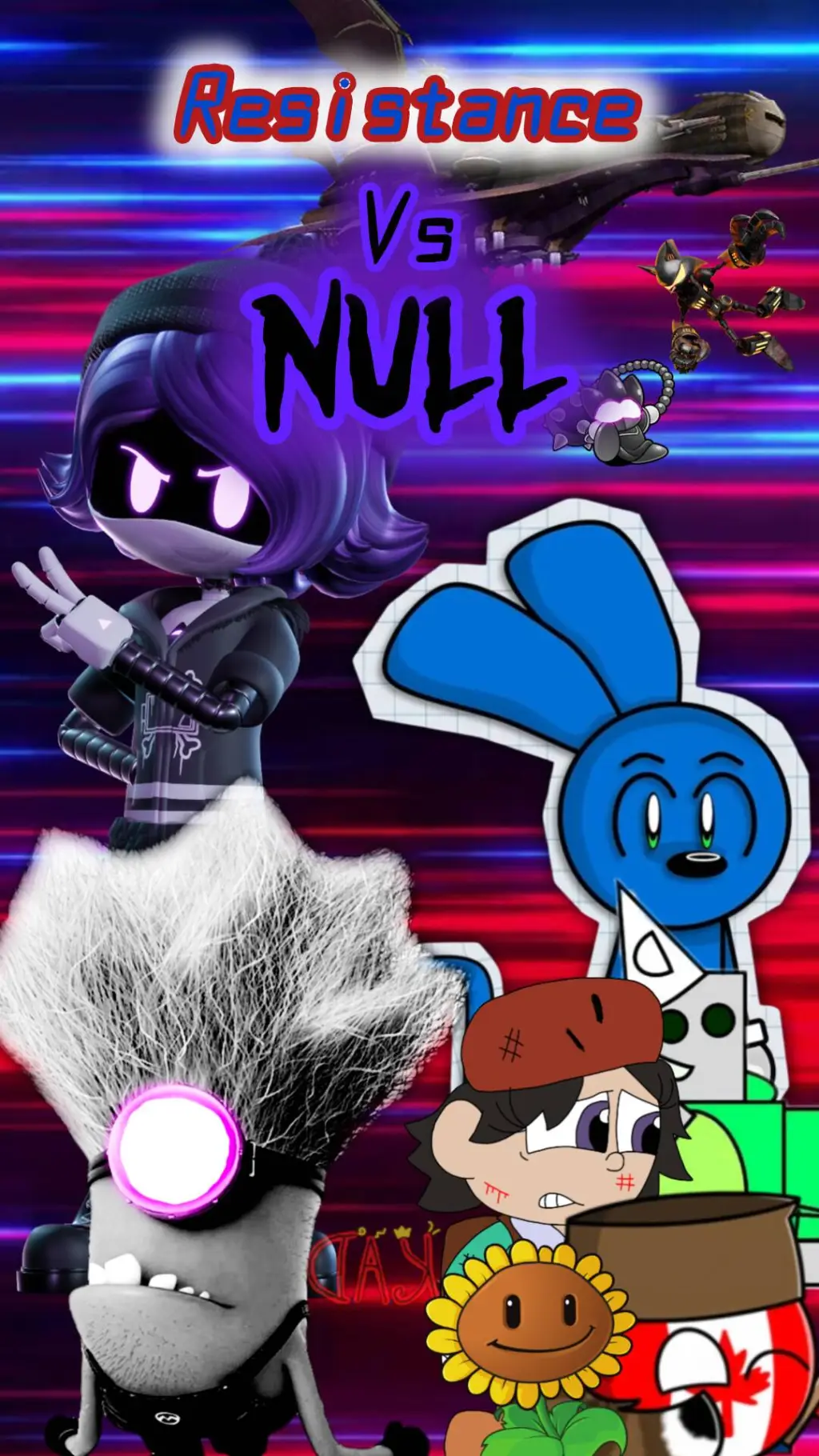 ai character: Resistance vs Null background