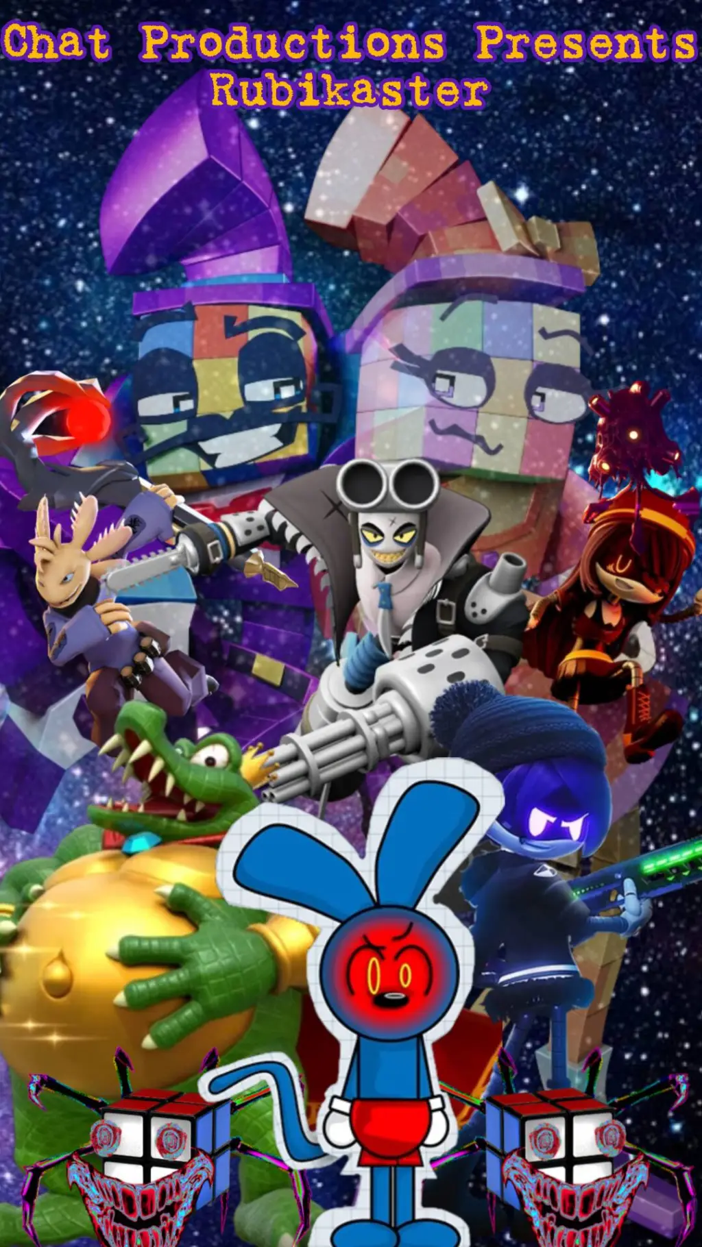 ai character: Rubikaster  background