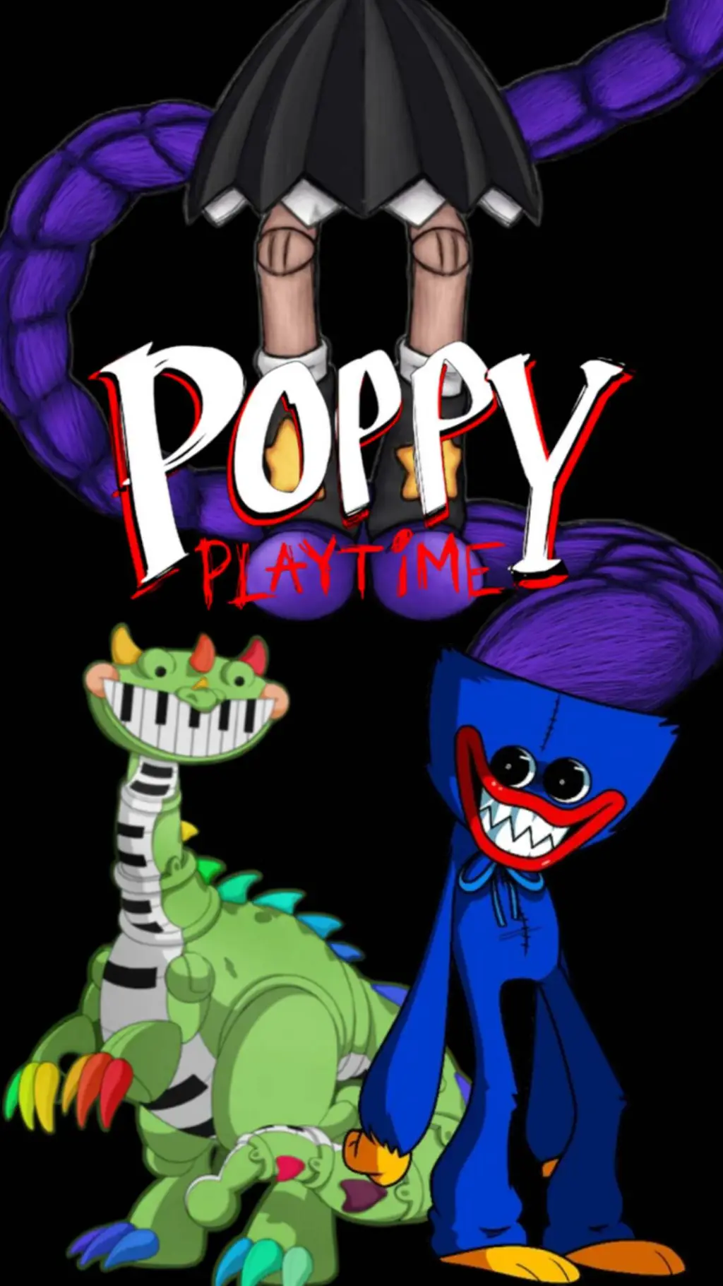ai character: Poppy Playtime V1 background