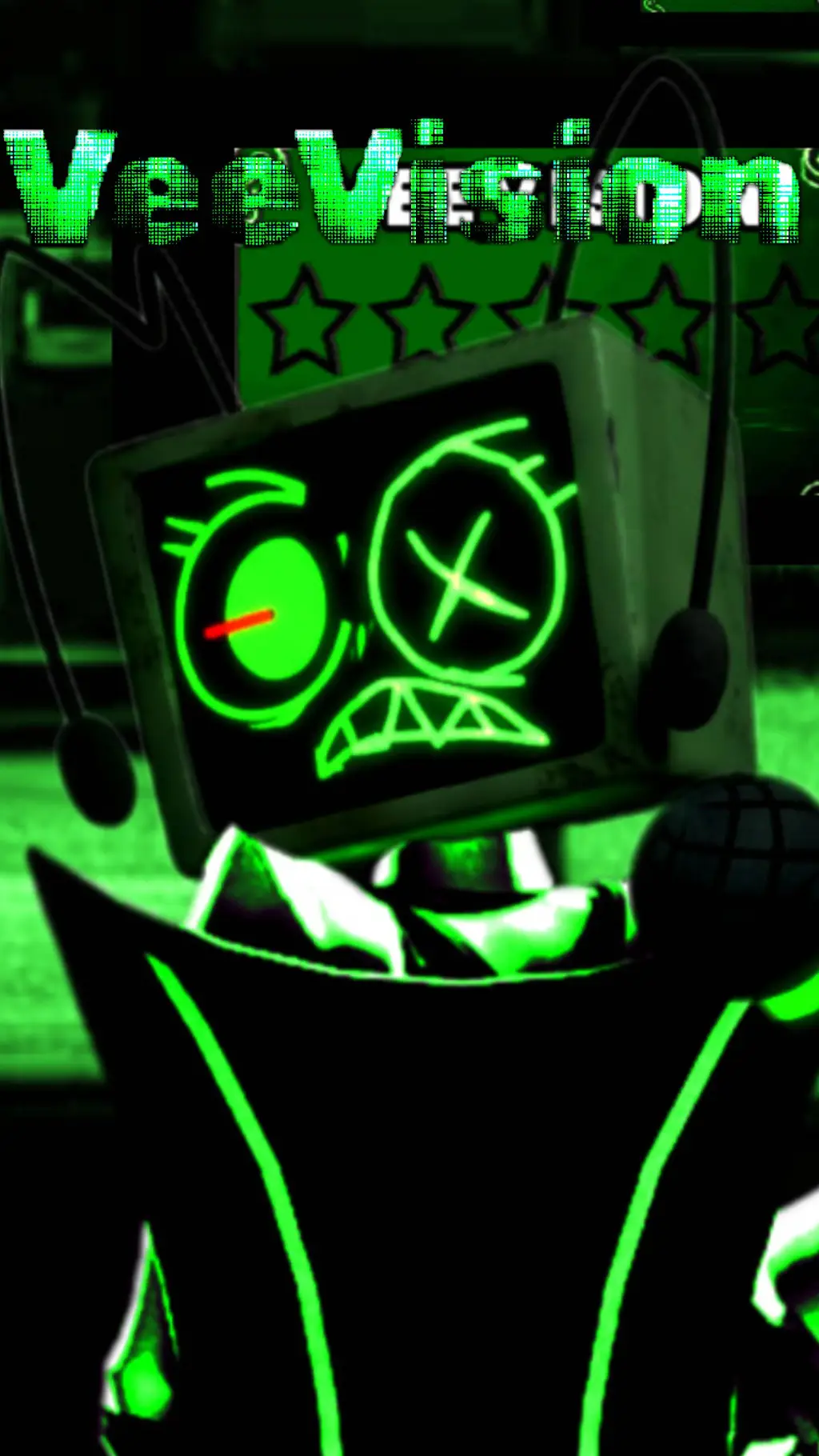 ai character: VeeVision  background