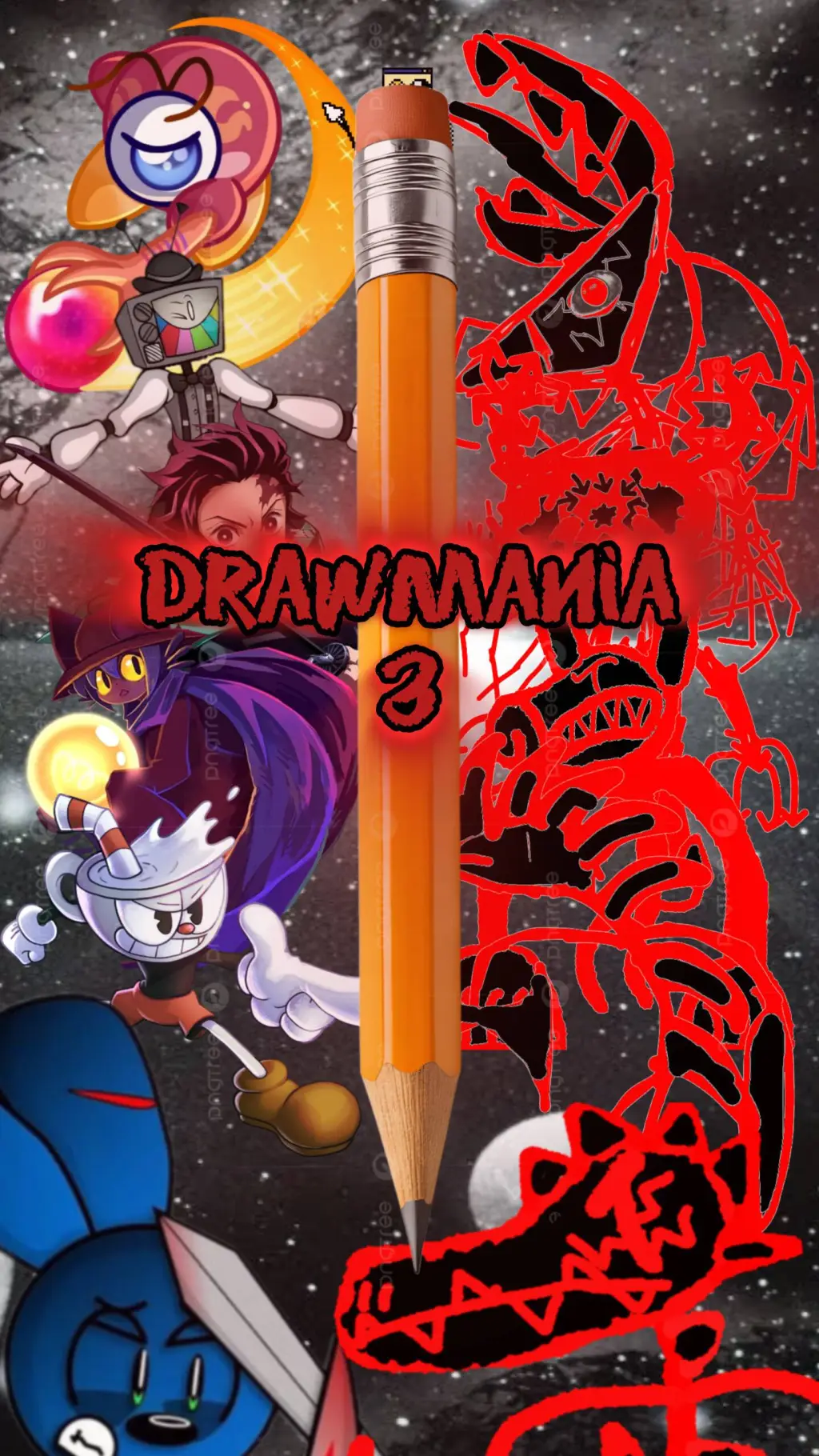 ai character: Drawmania 3 background