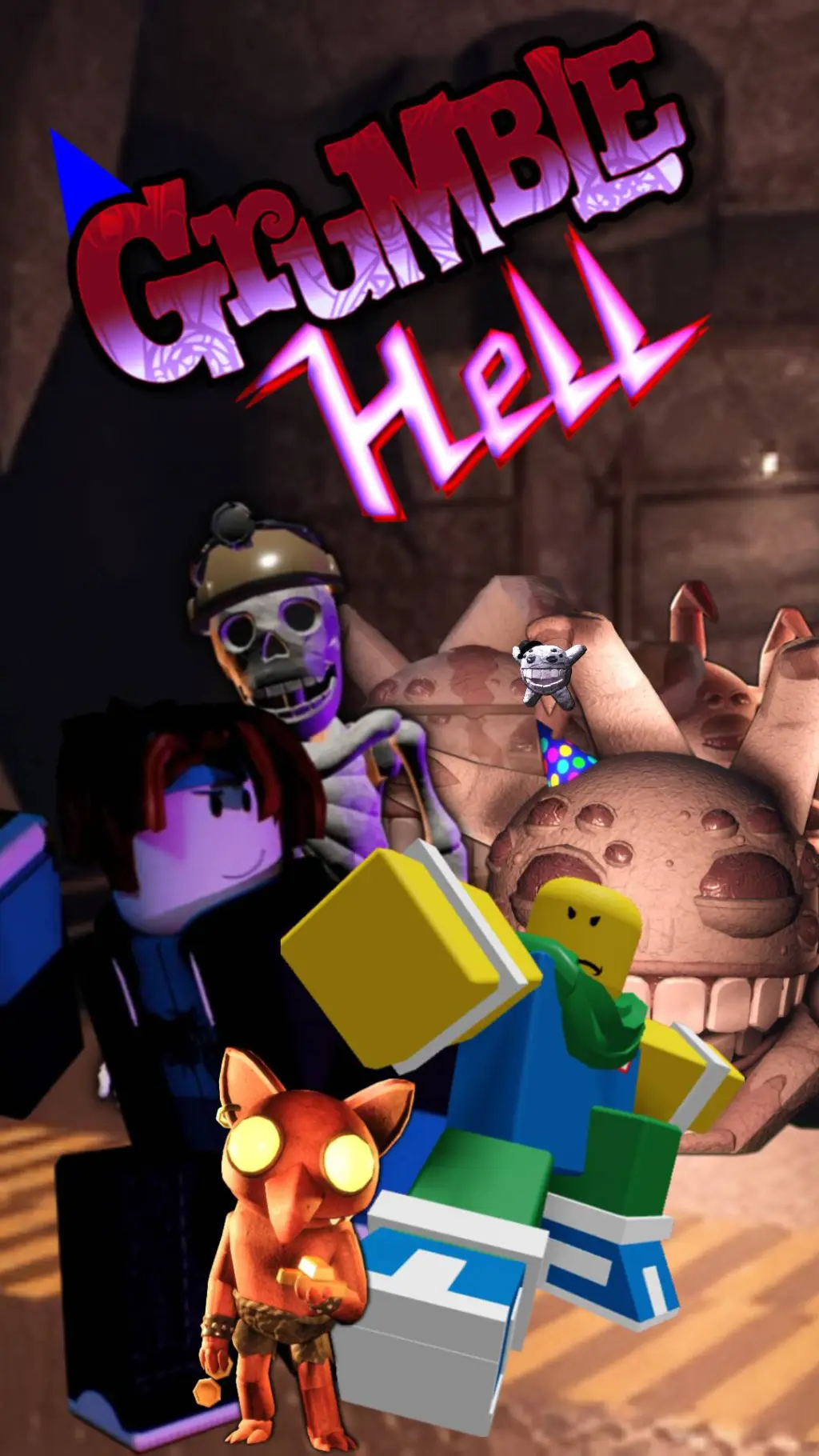 ai character: Grumble Hell 2 background