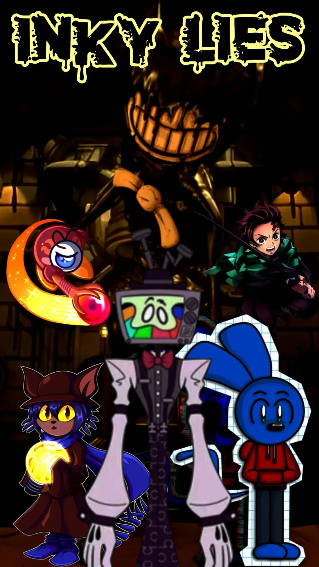 ai character: Inky Lies background