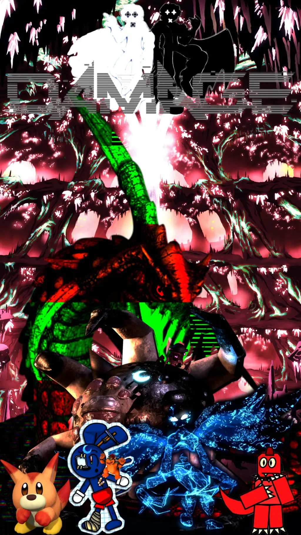 ai character: DAMAGE background