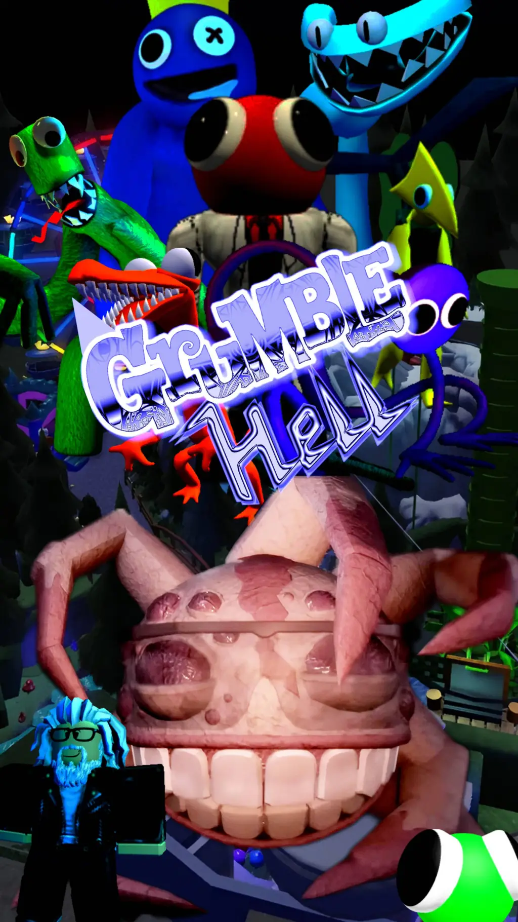 ai character: Grumble Hell 7 background