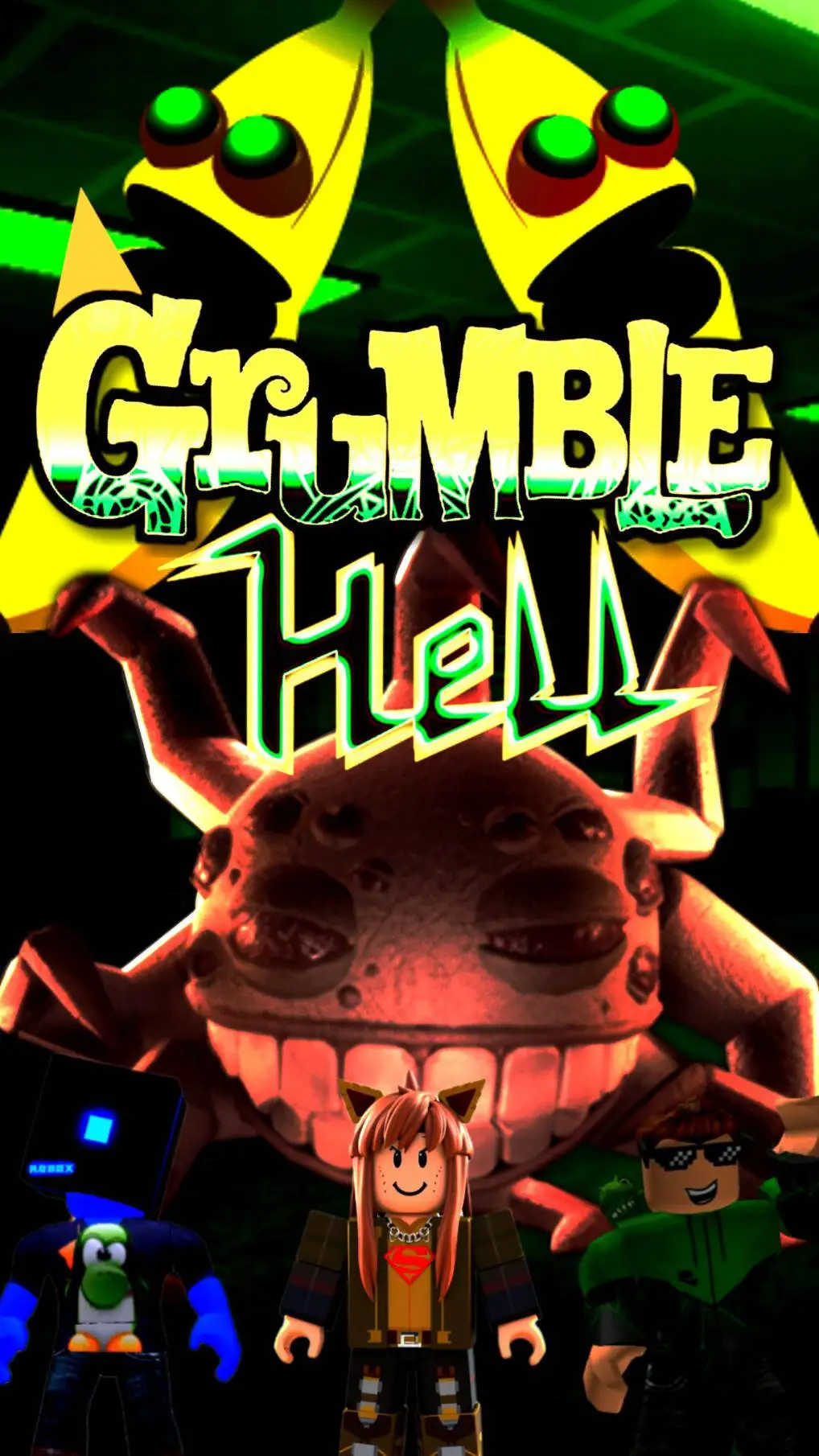 ai character: Grumble Hell 8 background