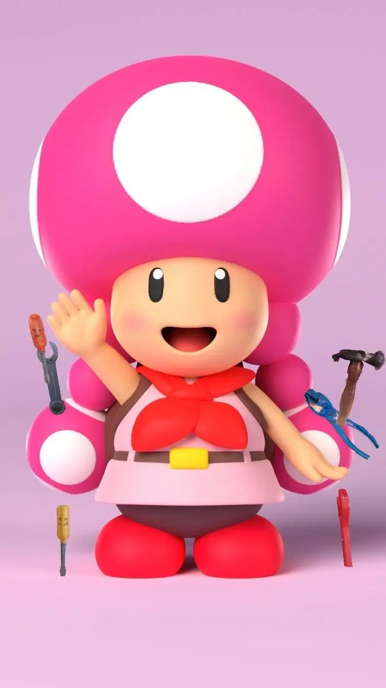 ai character: toadette background
