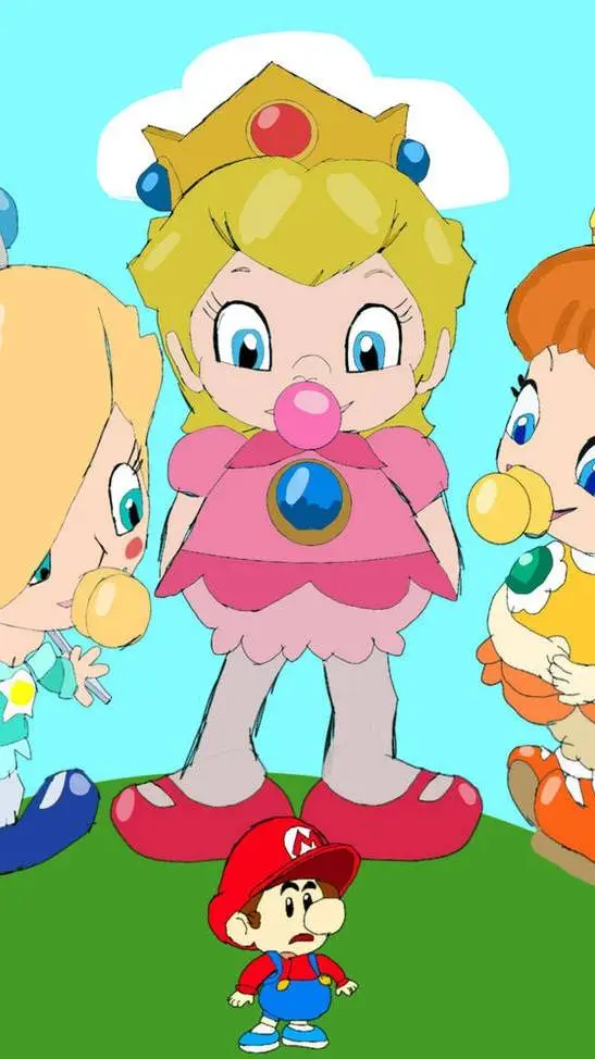 ai character: baby mario background