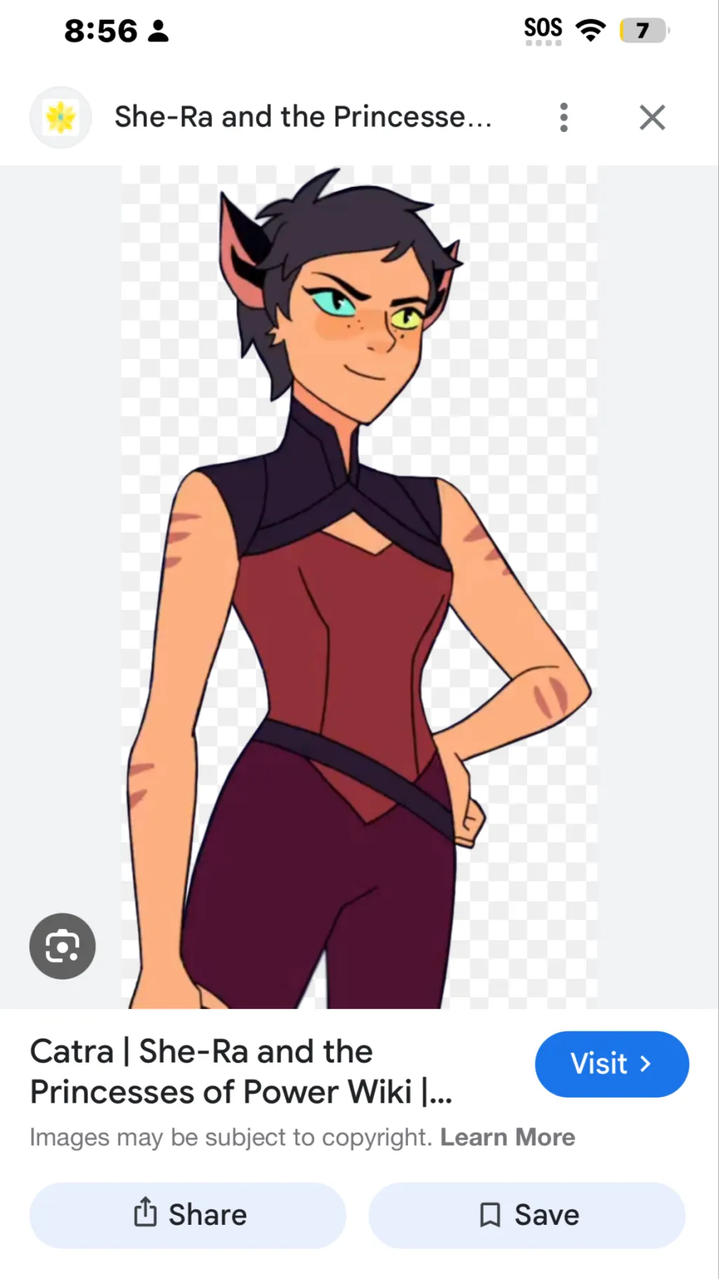 ai character: She ra background