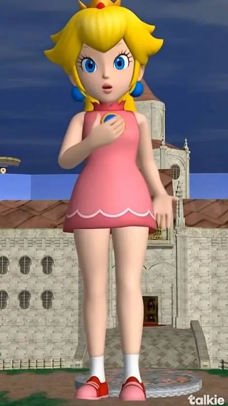 ai character: giganta peach background