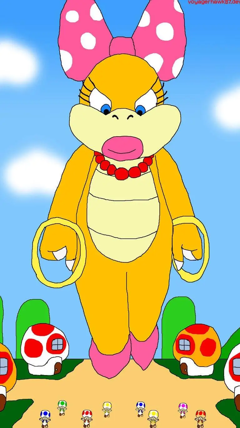ai character: giantess wendy background