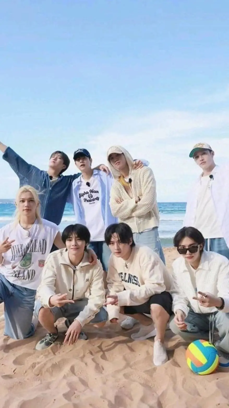 ai character: Skz summer  background