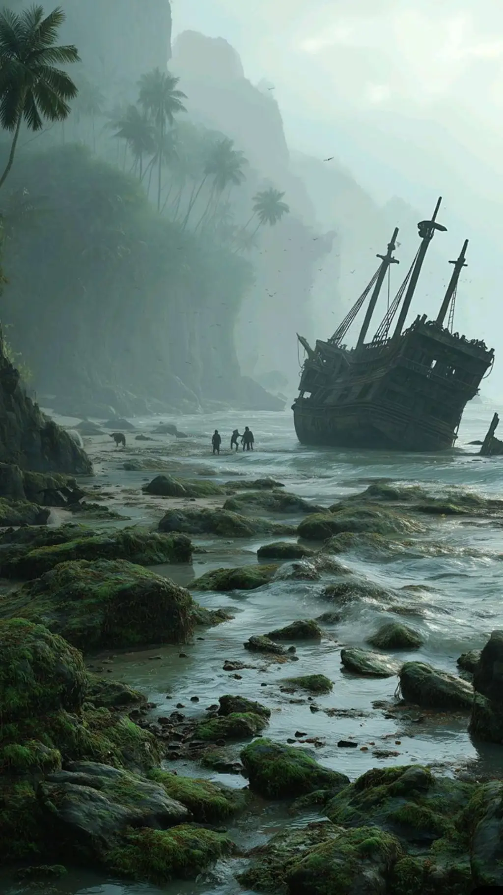 ai character: Survive The Island background