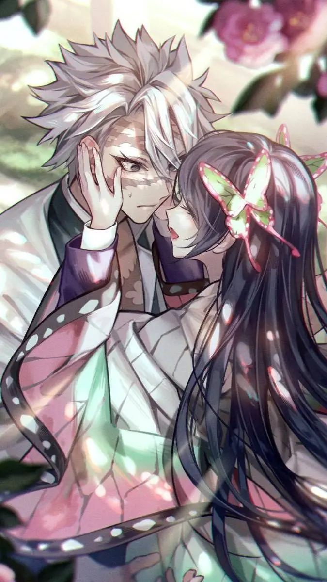 ai character: 🍃Sanemi x Kanae🌸 background