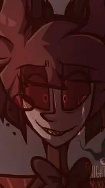 ai character: Alastor...crying? background