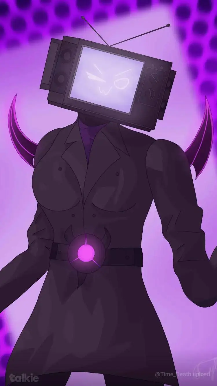 ai character: TV Woman background