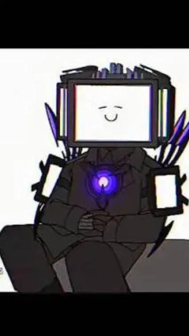 ai character: Mini Titan TV Man background