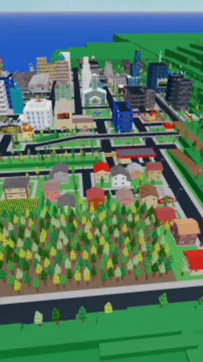 ai character: Roblox City background