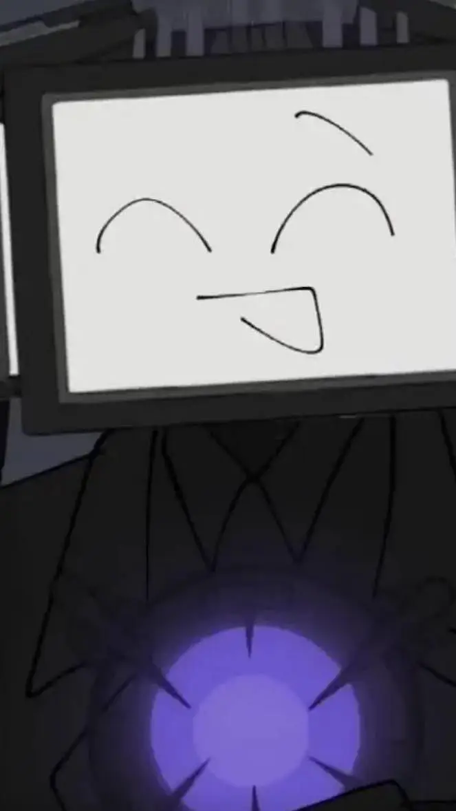ai character: Cute Titan TV Man background