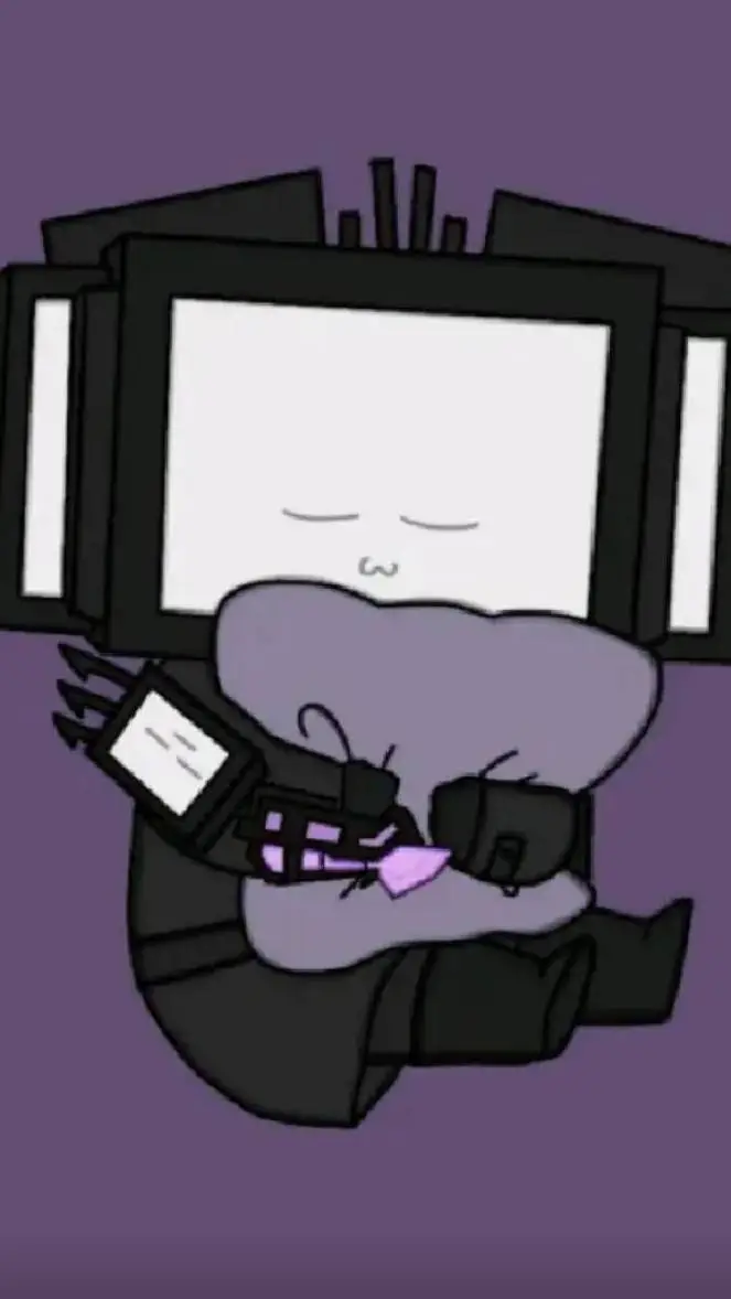 ai character: Baby Titan TV Man background