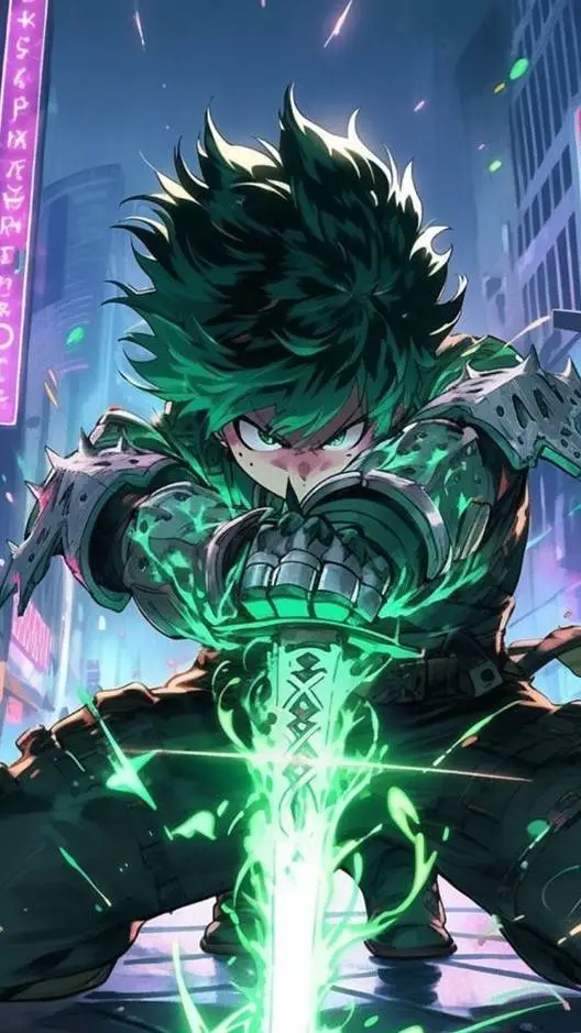 ai character: deku background
