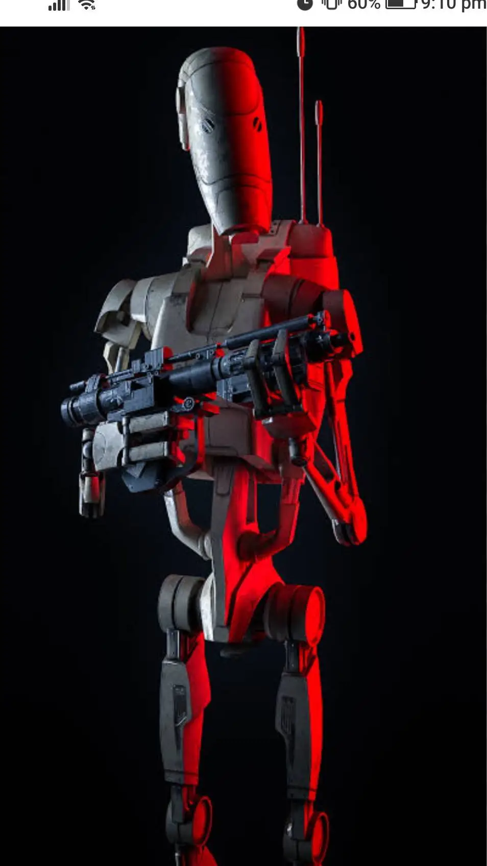 ai character: B1 battle droid background