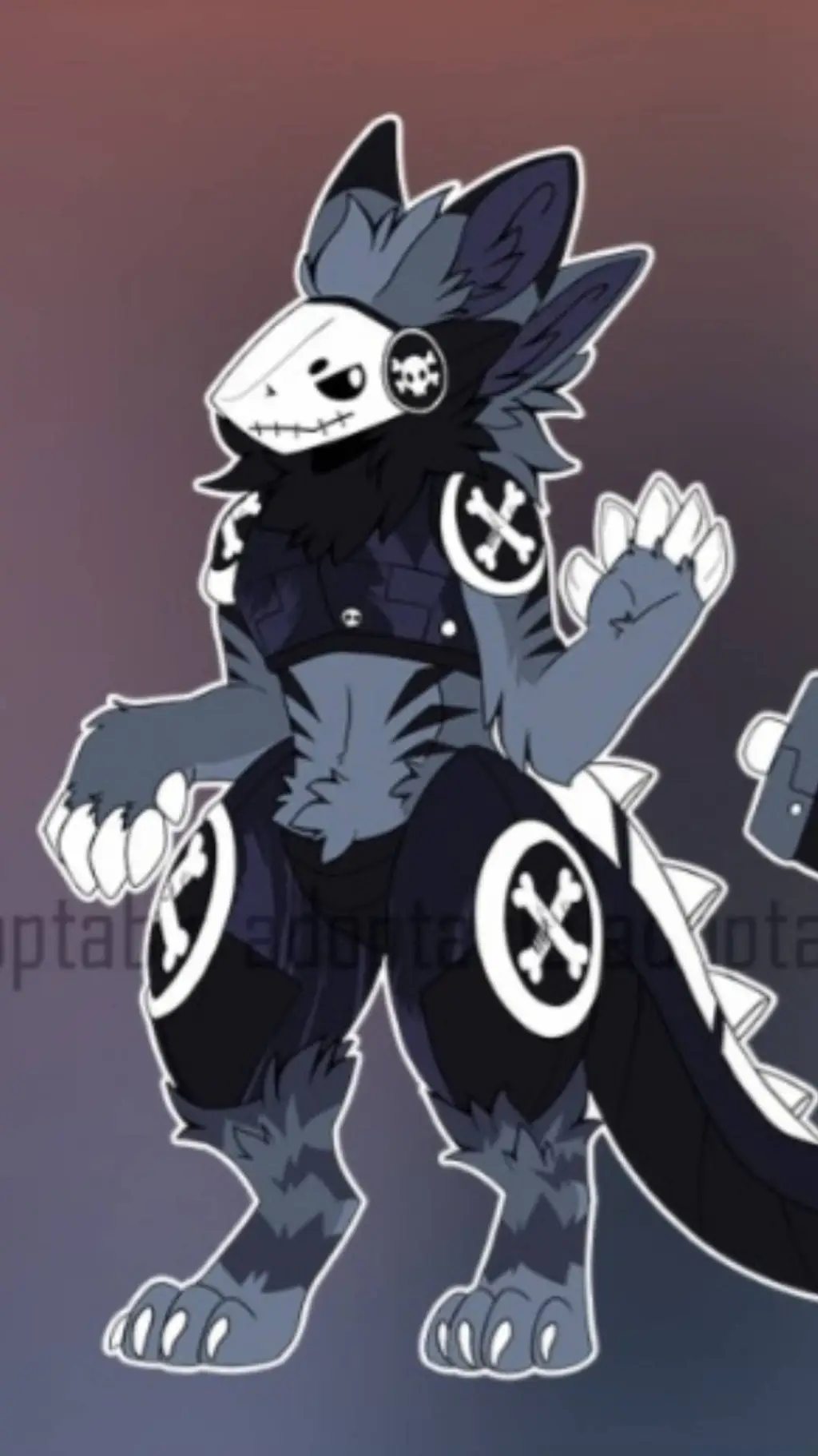 ai character: boneless background