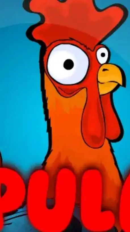 ai character: manok na pula background