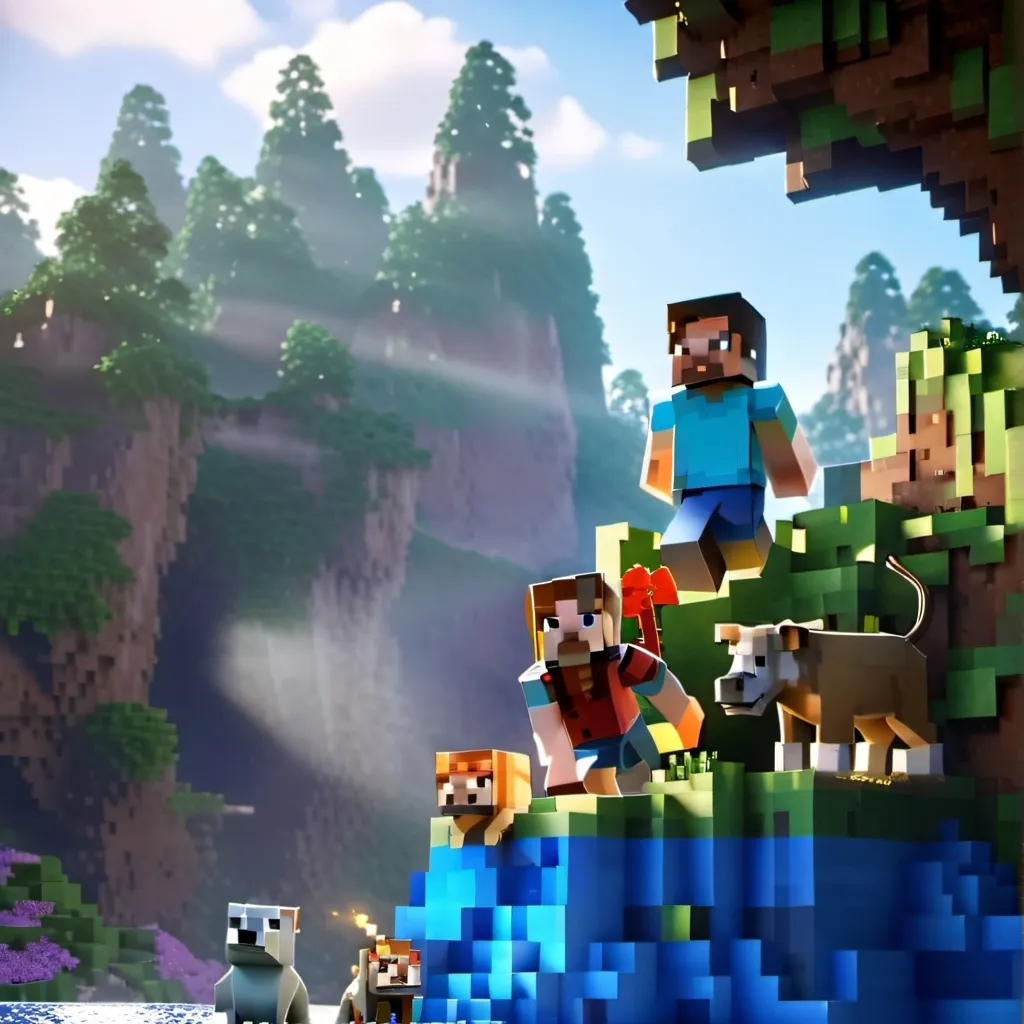 chat with ai character: minecraft woman 