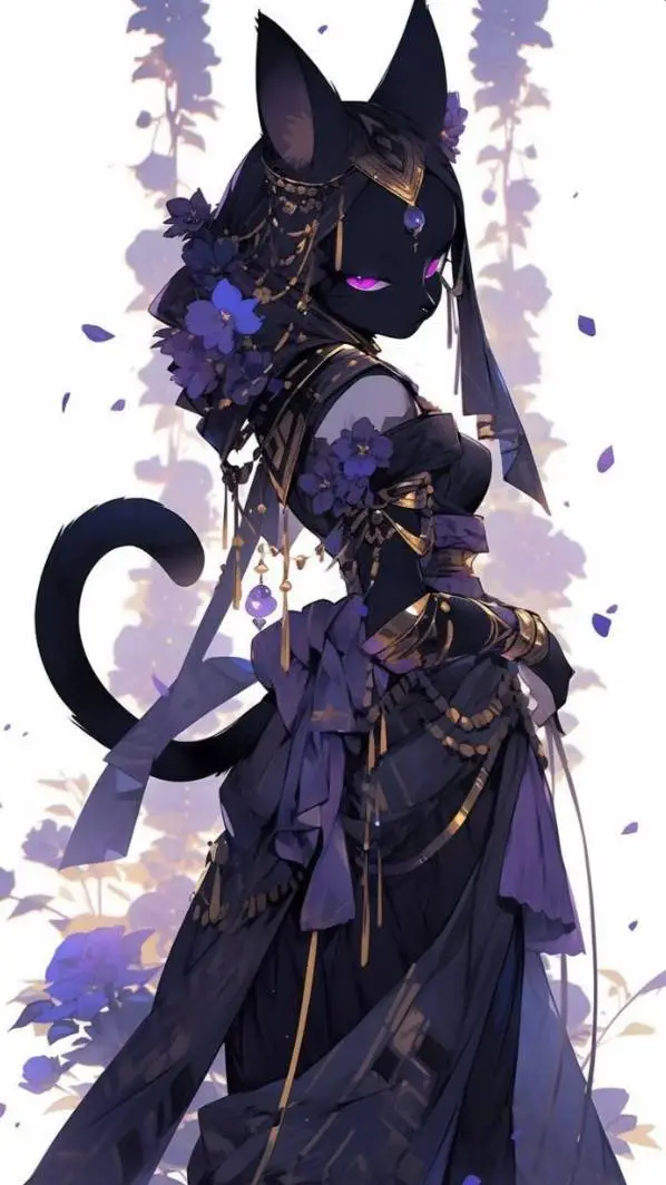 Talkie AI - Chat with 💜Mha' gata negra🖤