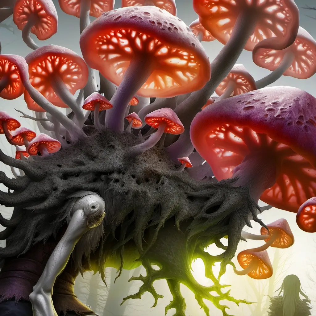 chat with ai character: mushroom infection