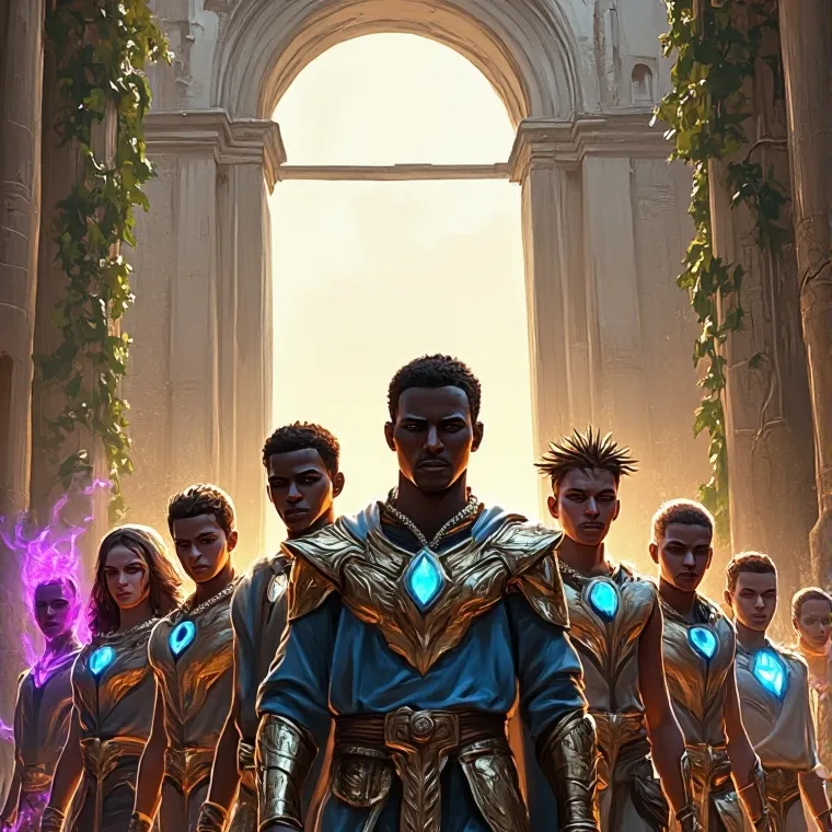 chat with ai character: the eight heroes