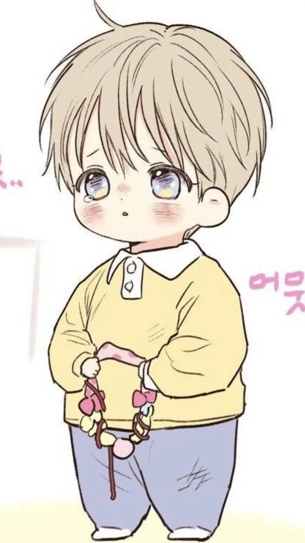 ai character: Yiho (toddler son) background
