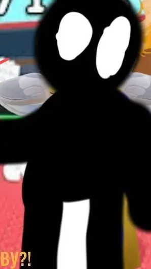 ai character: stickman  background