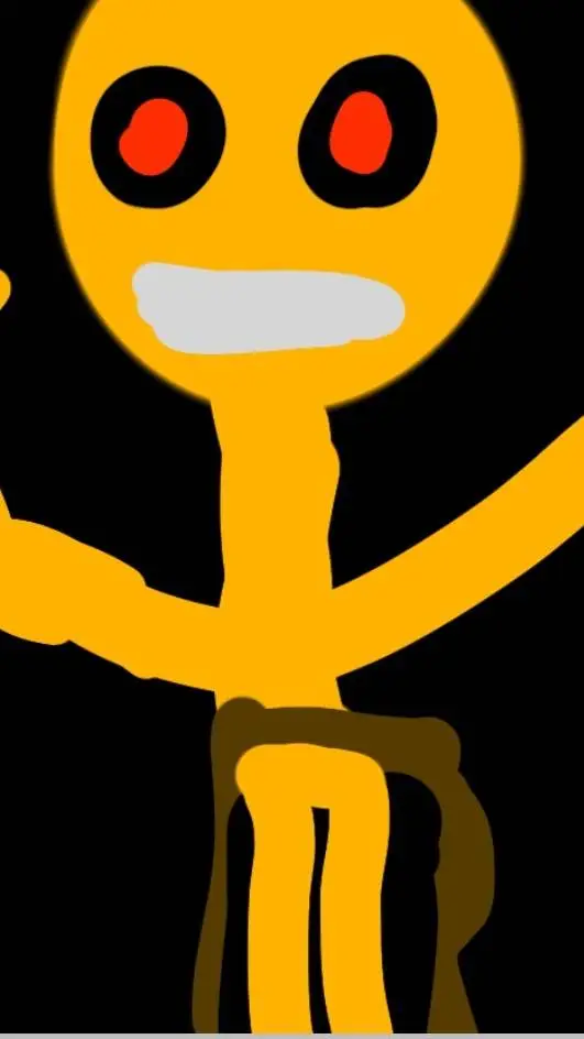 ai character: stickman not love background