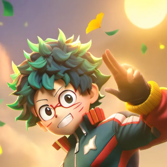 chat with ai character: deku