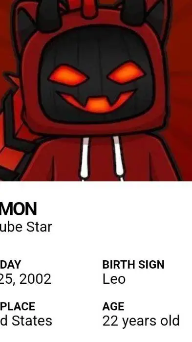 ai character: xdemon background