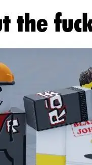 ai character: shed x builderman  background